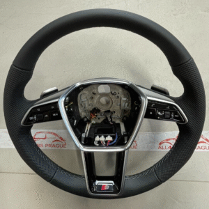 AUDI A6 S6 A7 S7 C8 4K AUDI S SPORT LEDER LENKRAD ABGEFLACHT GELOCHT BEHEIZT NEU