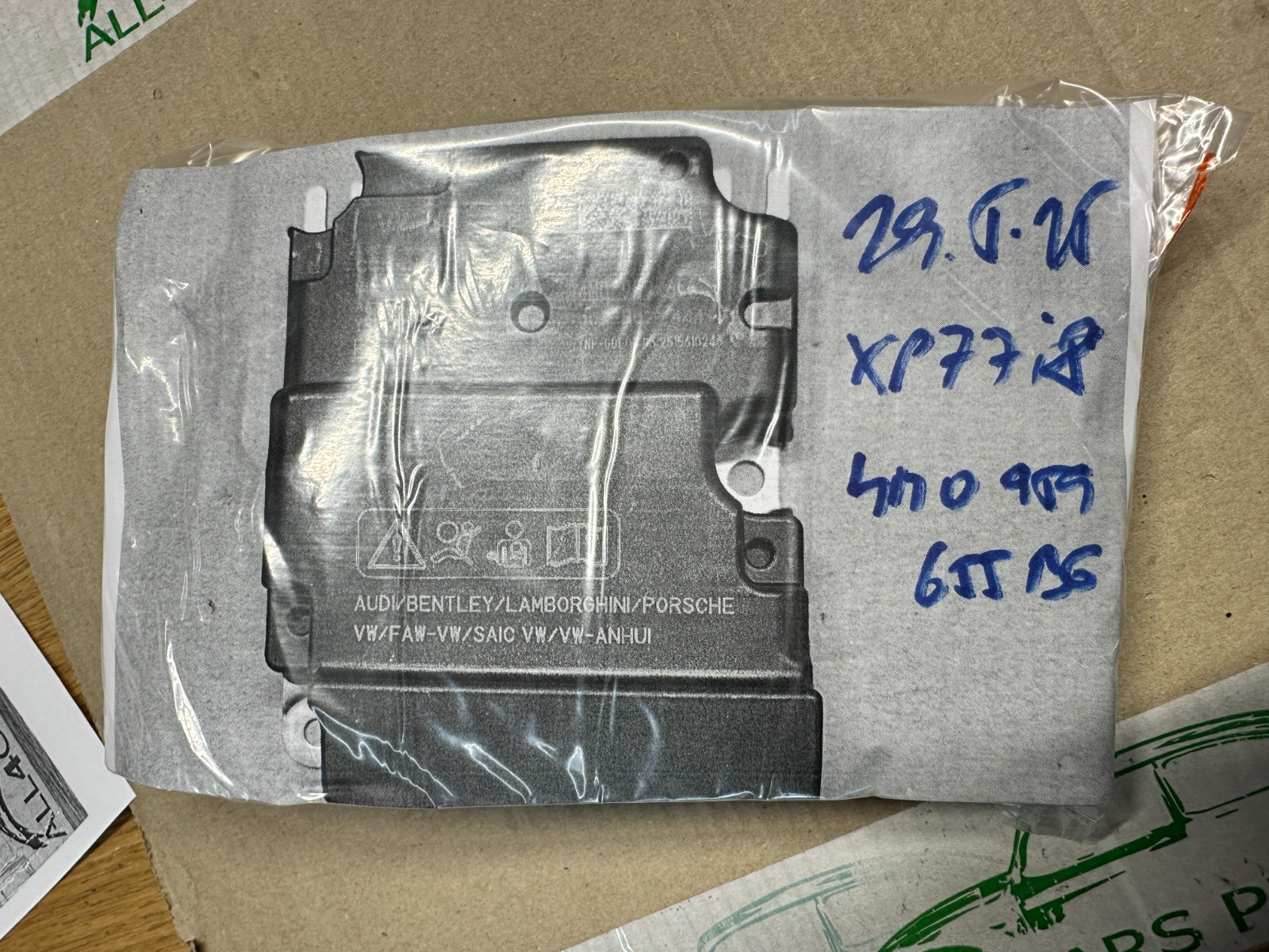 AUDI A6,A8,Q7,Q8,RSQ8, E-TRON STEUERGERÄT FÜR AIRBAG 4M0959655BG ORIGIANL NEU! - Obrázek 14