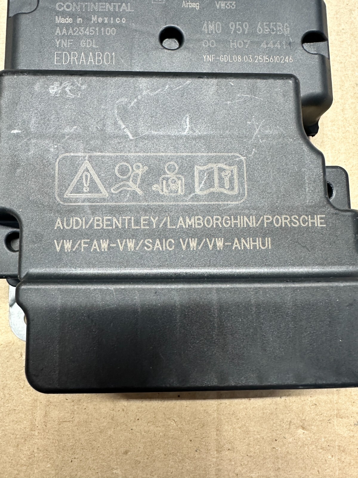 AUDI A6,A8,Q7,Q8,RSQ8, E-TRON STEUERGERÄT FÜR AIRBAG 4M0959655BG ORIGIANL NEU! - Obrázek 8