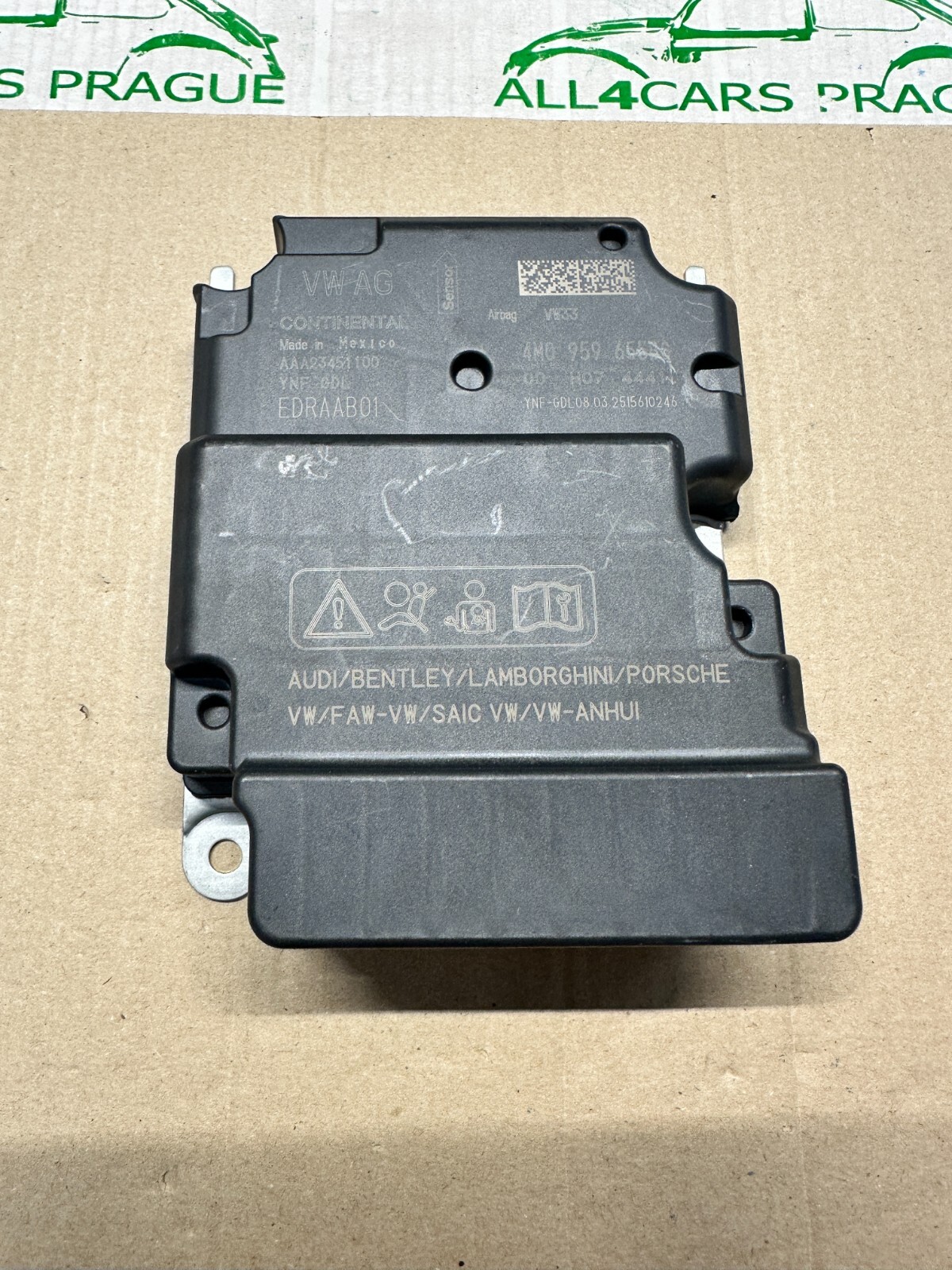 AUDI A6,A8,Q7,Q8,RSQ8, E-TRON STEUERGERÄT FÜR AIRBAG 4M0959655BG ORIGIANL NEU!