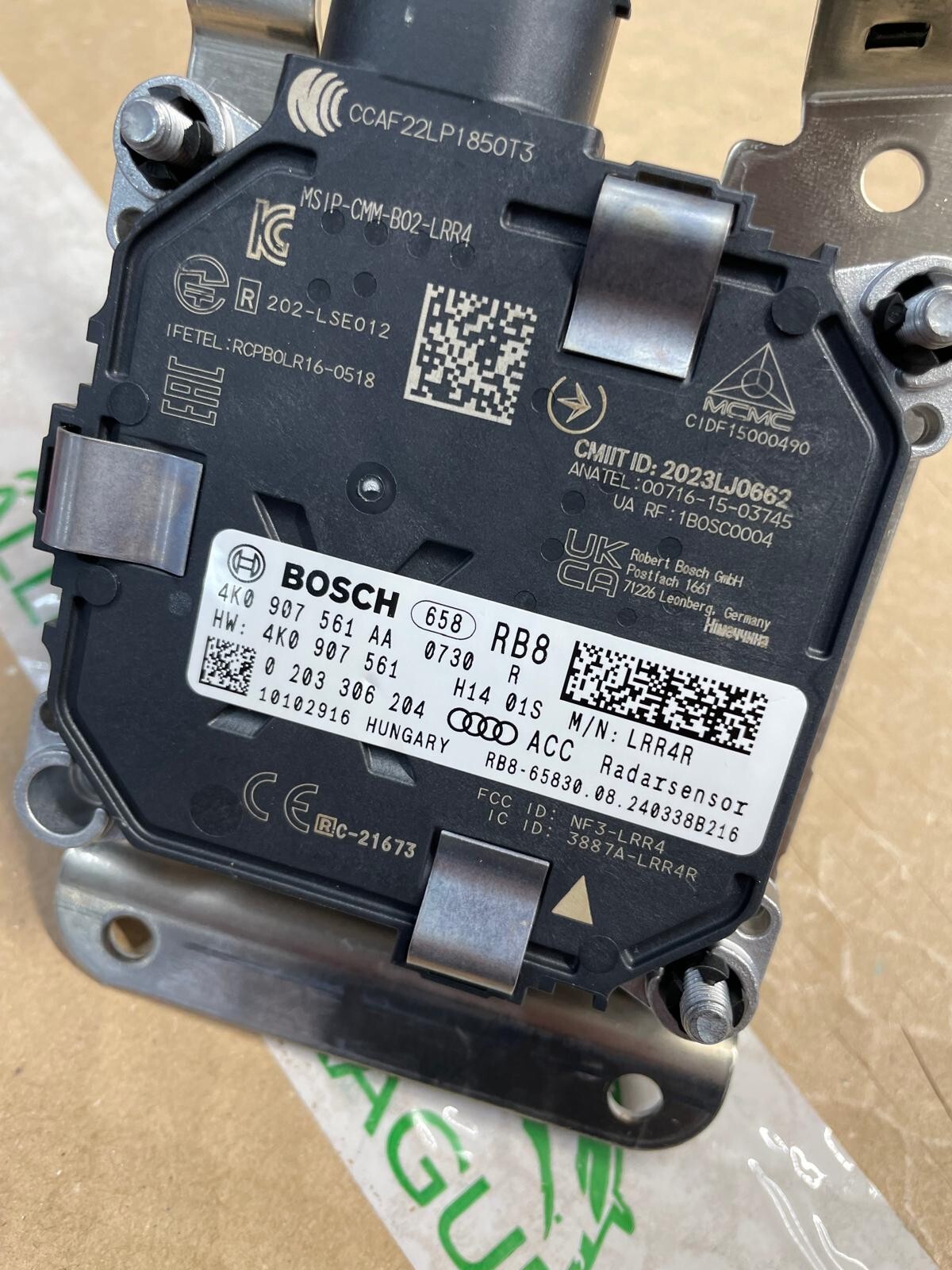 AUDI A6,RS6,A7, RS7, E-TRON STEUERGERÄT ABSTANDSREGELUNG RADARSENSOR 4K0907561AA - Obrázek 20