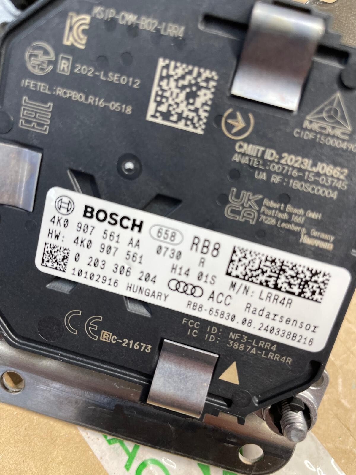 AUDI A6,RS6,A7, RS7, E-TRON STEUERGERÄT ABSTANDSREGELUNG RADARSENSOR 4K0907561AA - Obrázek 3