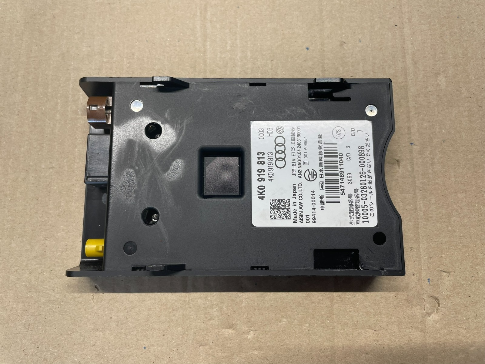 AUDI BENTLEY VW CHIPKARTENLESER FÜR STRASSENMAUTSYSTEM 4K0919813 FAST NEU ORIG - Obrázek 10