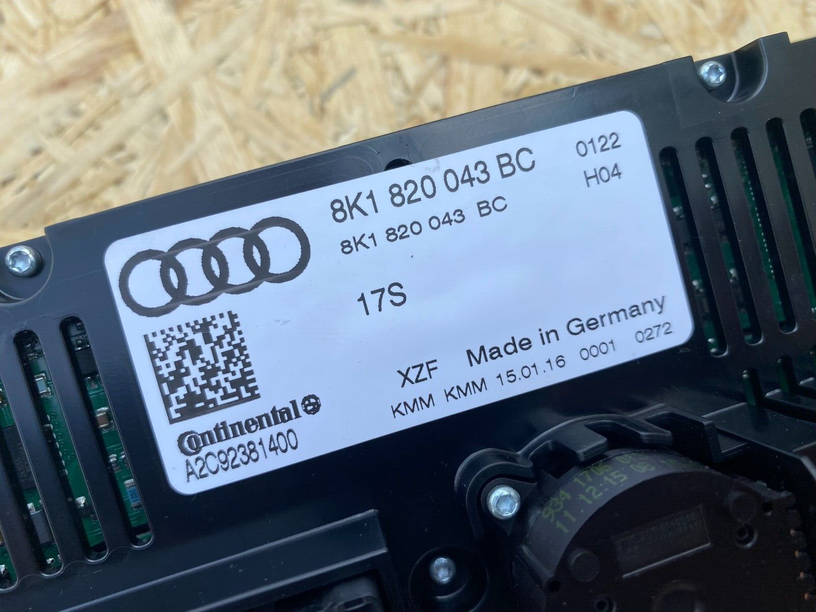 AUDI KLIMABEDIENTEIL A4 S4 A5 S5 Q5 KLIMABEDIENTEIL SITZBELÜFTUNG 8K1820043BC - Obrázek 11