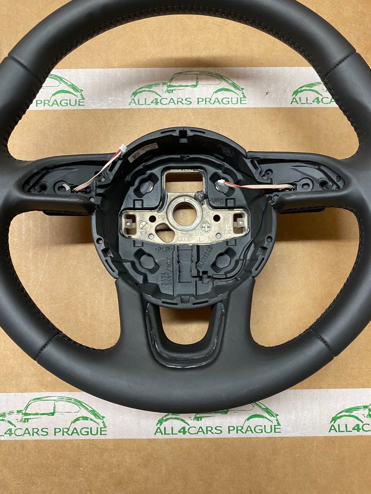 AUDI LEDER SCHWARZ LENKRAD FÜR AUDI A3,A4,A5,Q5 8U0124B ORIGINAL NEU!!! - Obrázek 4