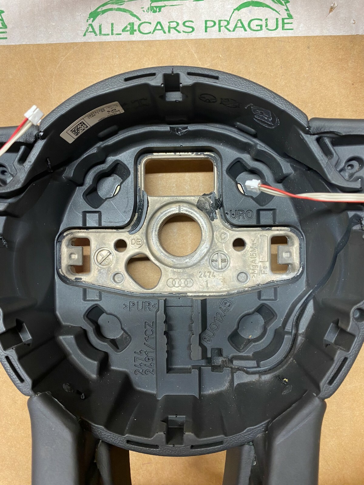 AUDI LEDER SCHWARZ LENKRAD FÜR AUDI A3,A4,A5,Q5 8U0124B ORIGINAL NEU!!! - Obrázek 5