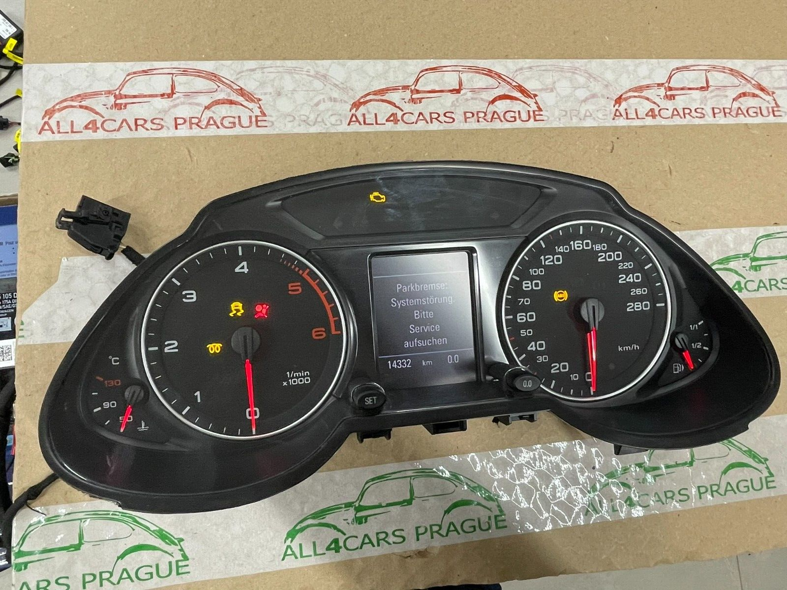 AUDI Q5 TACHO TACHOMETER KOMBIINSTRUMENT 8R0920930D TEIL IST DEMONT V TEST WAGEN