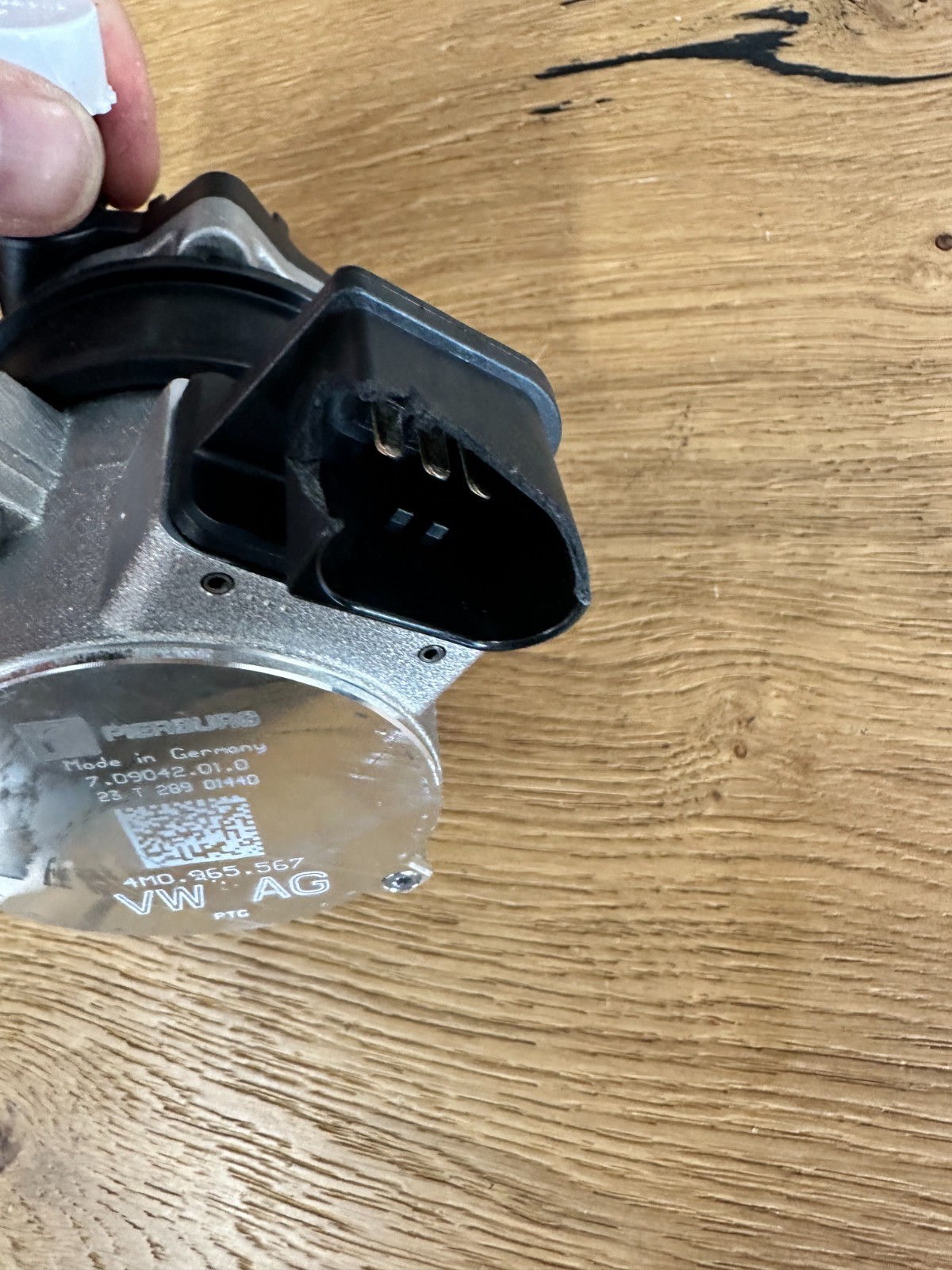 AUDI Q7, Q8 4M KÜHLMITTELPUMPE 4M0965567 ZUSATZ WASSERPUMPE ORIG.AUDI NEU TEIL!! - Obrázek 7