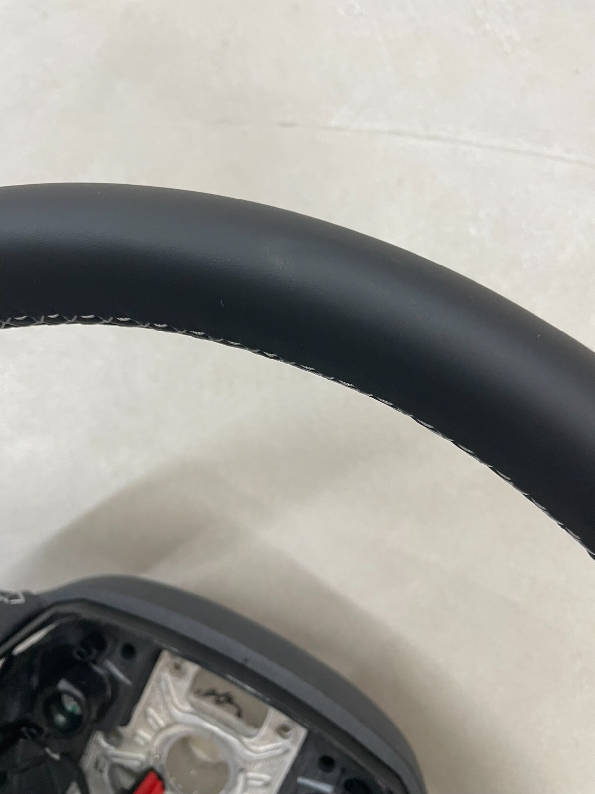 AUDI Q7 Q8 SPORT LEDER LENKRAD PERFORIERT BEHEIZT 4M8419091AL Fast Neu Test Car - Obrázek 15