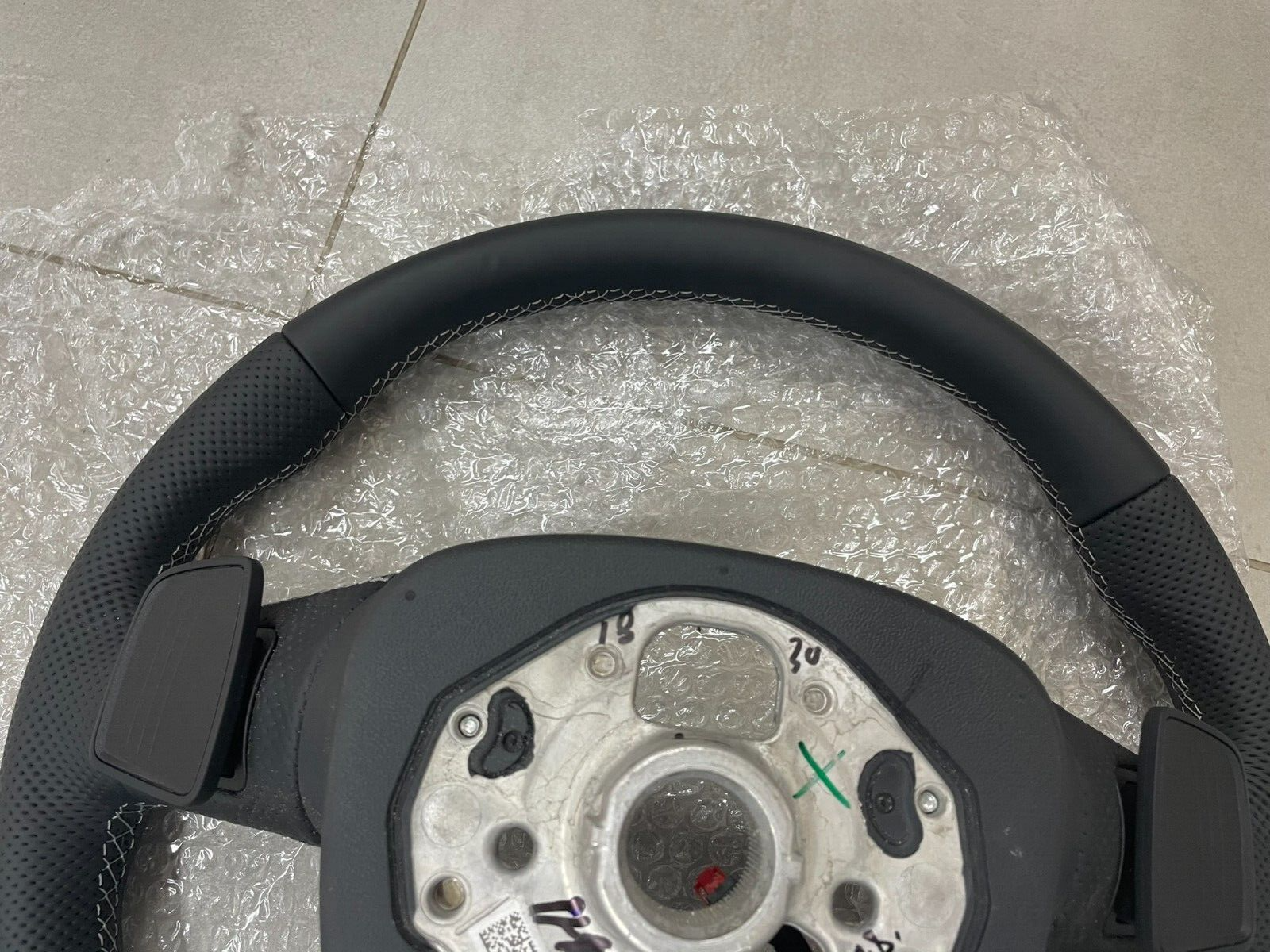 AUDI Q7 Q8 SPORT LEDER LENKRAD PERFORIERT BEHEIZT 4M8419091AL Fast Neu Test Car - Obrázek 23