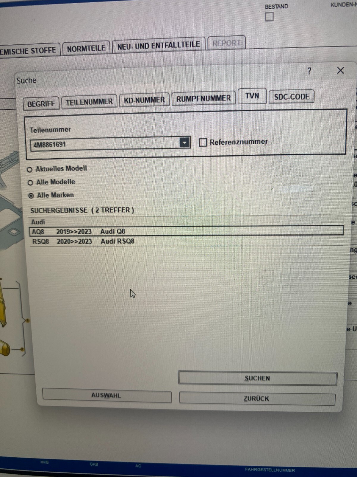 AUDI Q8 4M TRENNNETZ KOFFERRAUMNETZ HUNDESCHUTZ LADABDECKUNG 4M8861691 NEU ORIG. - Obrázek 11