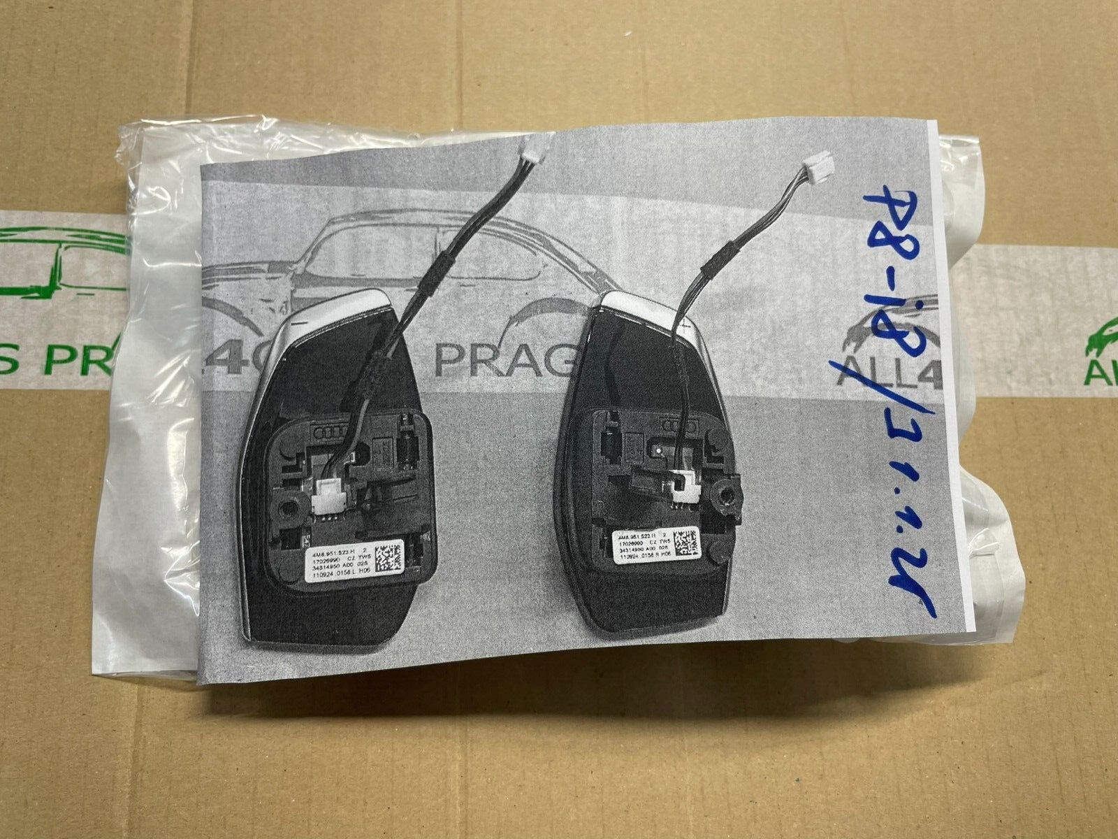 AUDI RS SCHALTWIPPEN GROSSEN RS PADELS Q3 Q5 Q7 Q8 SQ7 SQ8...4M8951523H ORIG NEU - Obrázek 21