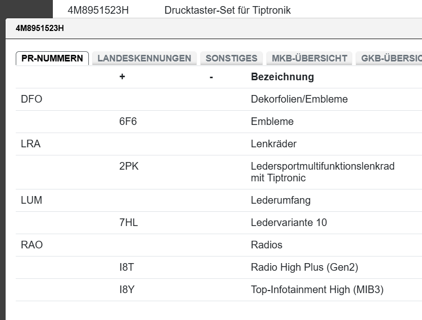 AUDI RS SCHALTWIPPEN GROSSEN RS PADELS Q3 Q5 Q7 Q8 SQ7 SQ8...4M8951523H ORIG NEU - Obrázek 5