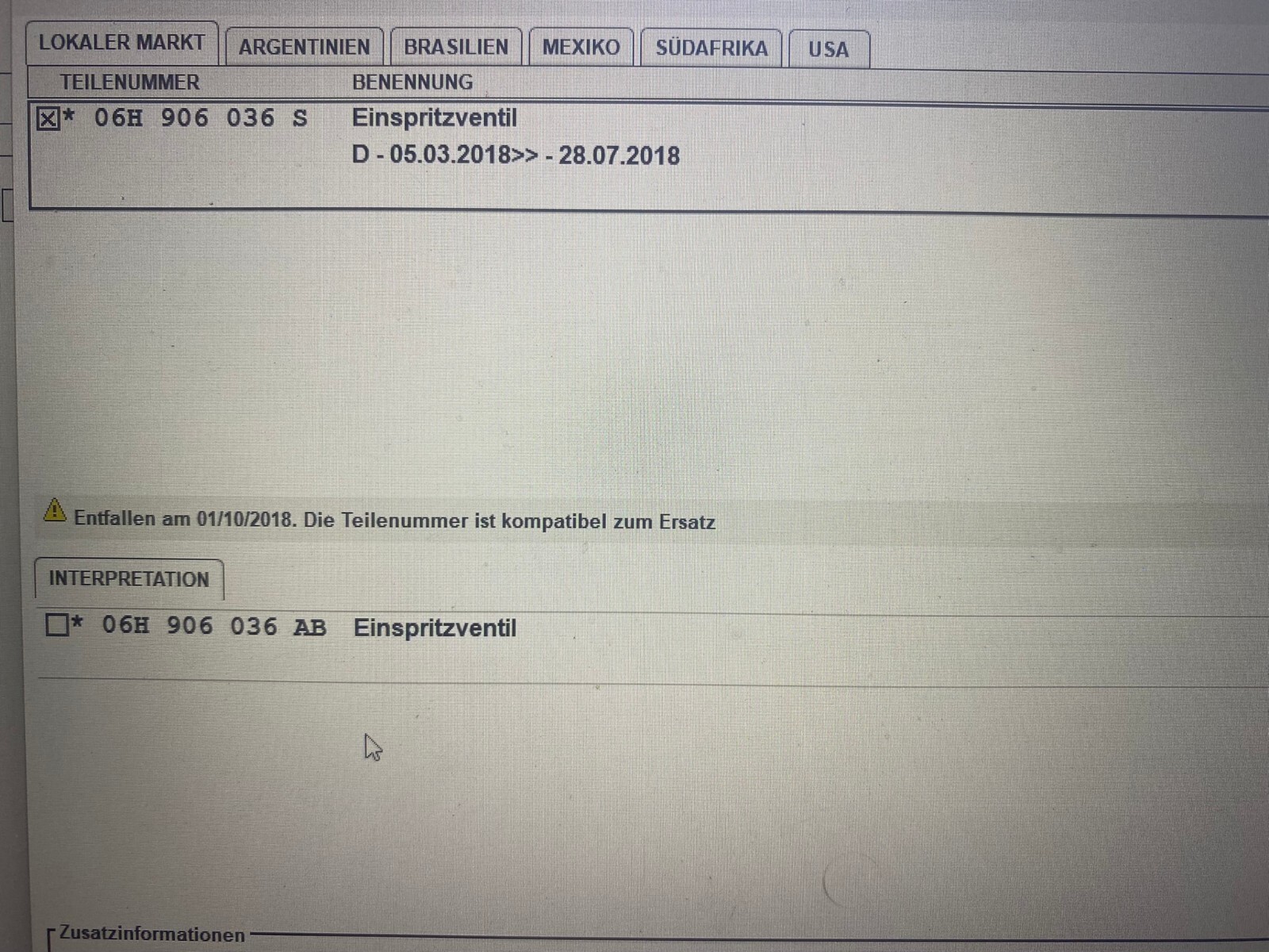 AUDI SEAT SKODA VW EINSPRITDÜSE INJEKTOR 06H906036S FÜR TFSI ORIG.NEU!!! - Obrázek 9