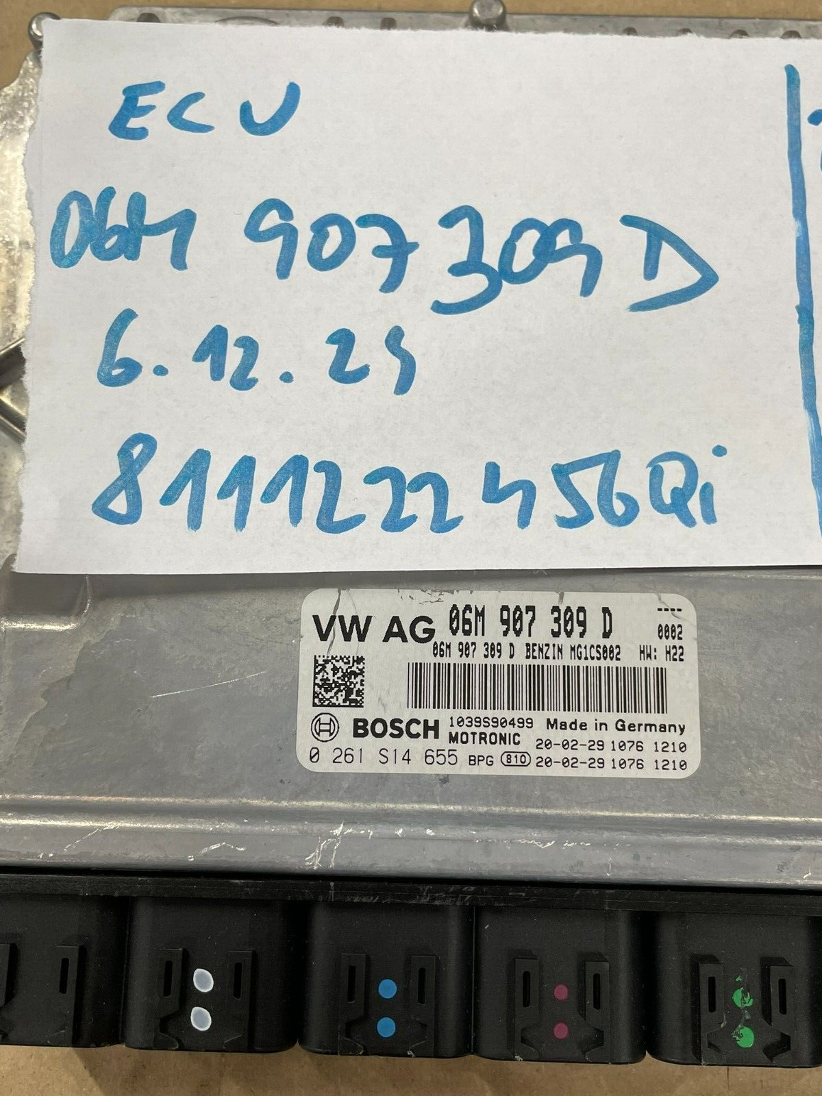 AUDI SQ5 S4 S5 MOTORSTEUERGERÄT ECU STEUERGERÄT 3.0 TFSI 06M907309D ORIG.NEU - Obrázek 14