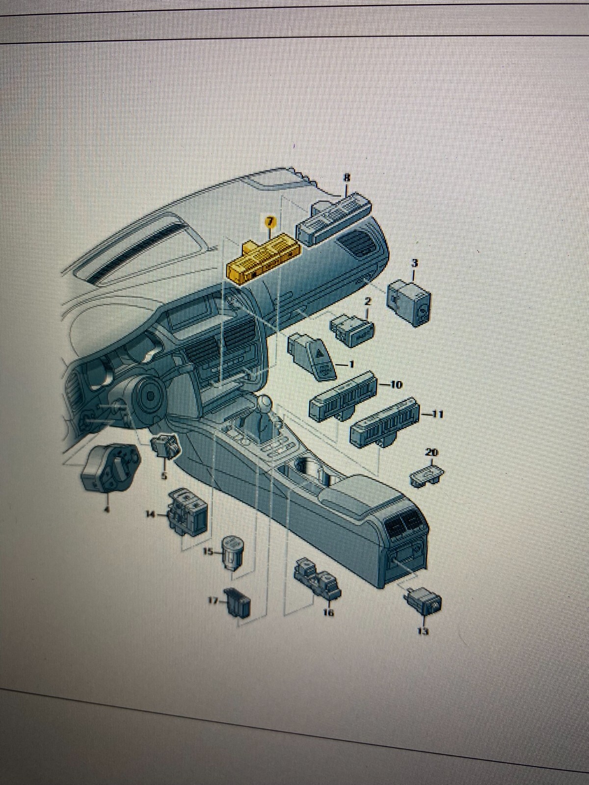 AUDI Schalter Taster ESP Einparkhilfe A4 S4 S5 A5.... 8K2959674G 8K2 959 674 G - Obrázek 14