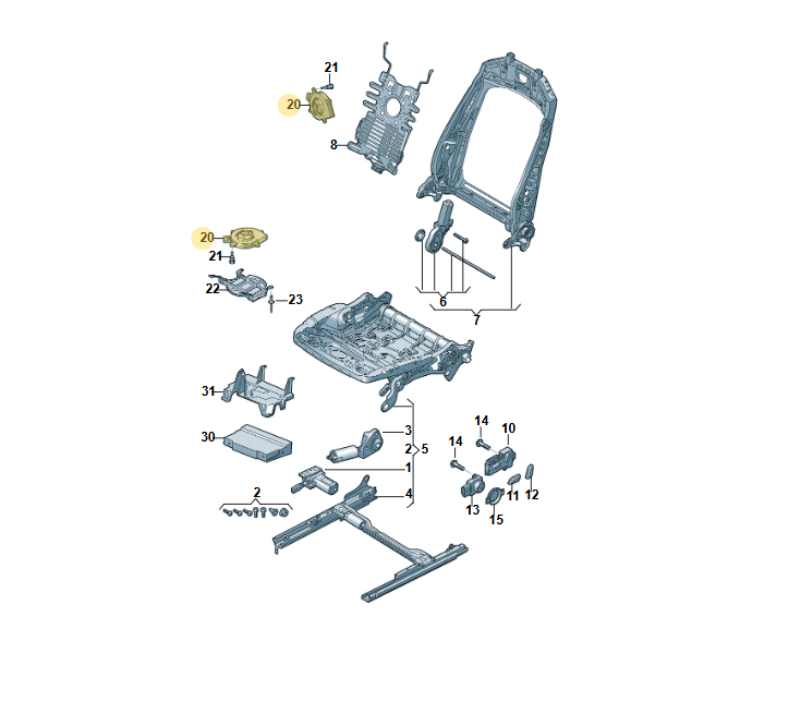 AUDI VW ŠKODA KLIMA SITZEN BELÜFTUNGS MOTOR 4N0963575 = 4N0963575A = 4N0963575B - Obrázek 5