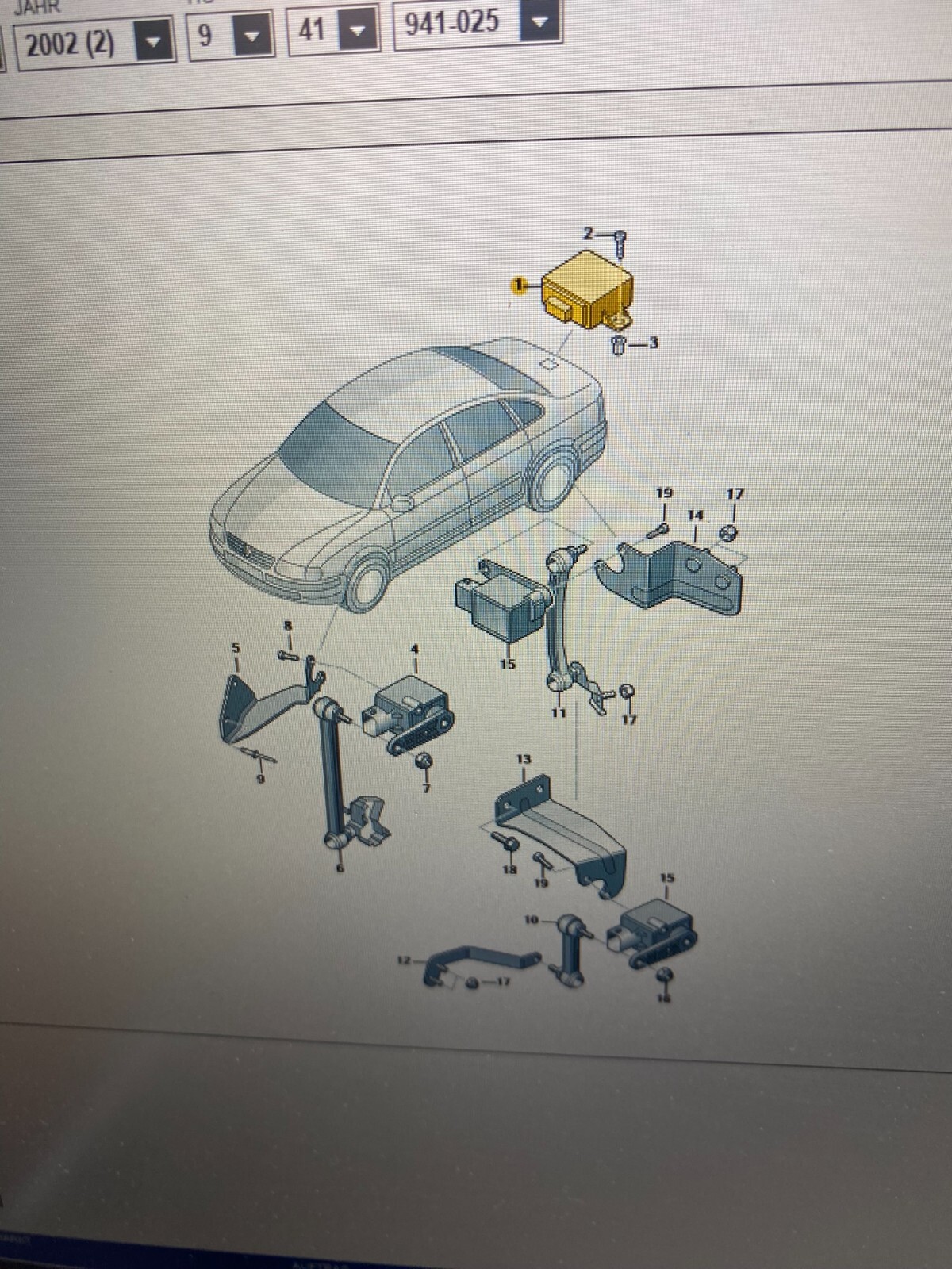 AUDI VW SKODA STEUERGERÄT LEUCHTWEITENREGULIERUNG 4Z7907357 ORIGINAL - Obrázek 13