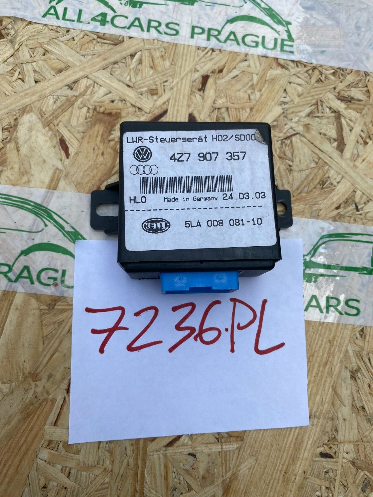 AUDI VW SKODA STEUERGERÄT LEUCHTWEITENREGULIERUNG 4Z7907357 ORIGINAL - Obrázek 10