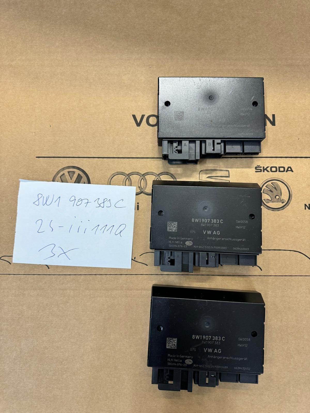 AUDI, VW TOUAREG ANHÄNGERKUPPLUNG STEUERGERÄT 8W1907383C ORIGINAL NEU!!! - Obrázek 9