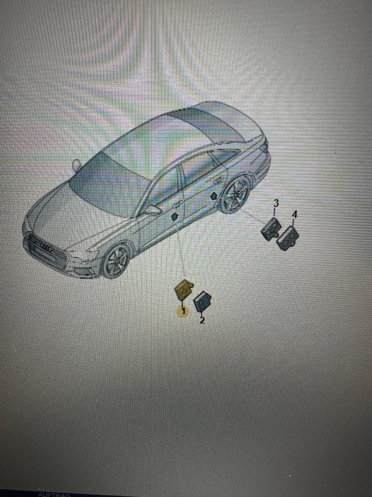 AUDI VW TÜRSTEUERGERÄT SATZ 4M1959792K 4M1959793K 4M1959795K 4M1959795K NEU ORIG - Obrázek 15