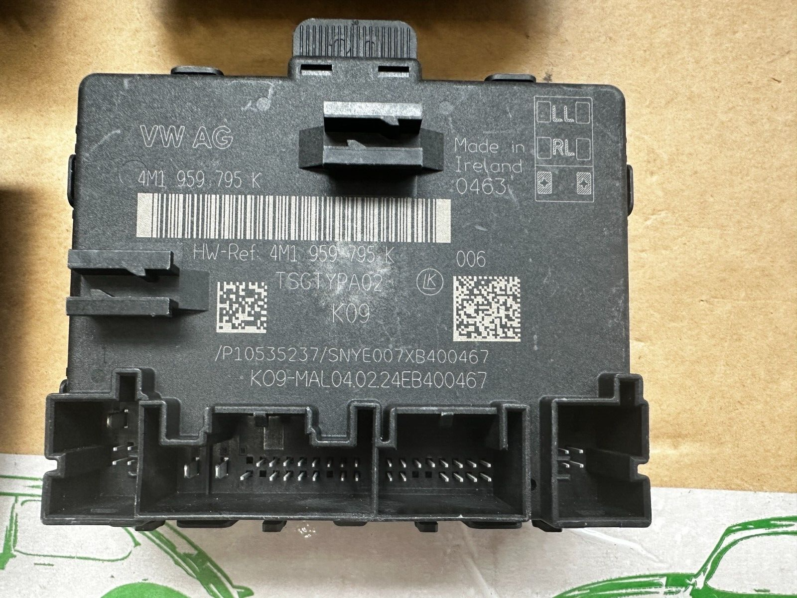 AUDI VW TÜRSTEUERGERÄT SATZ 4M1959792K 4M1959793K 4M1959795K 4M1959795K NEU ORIG - Obrázek 4
