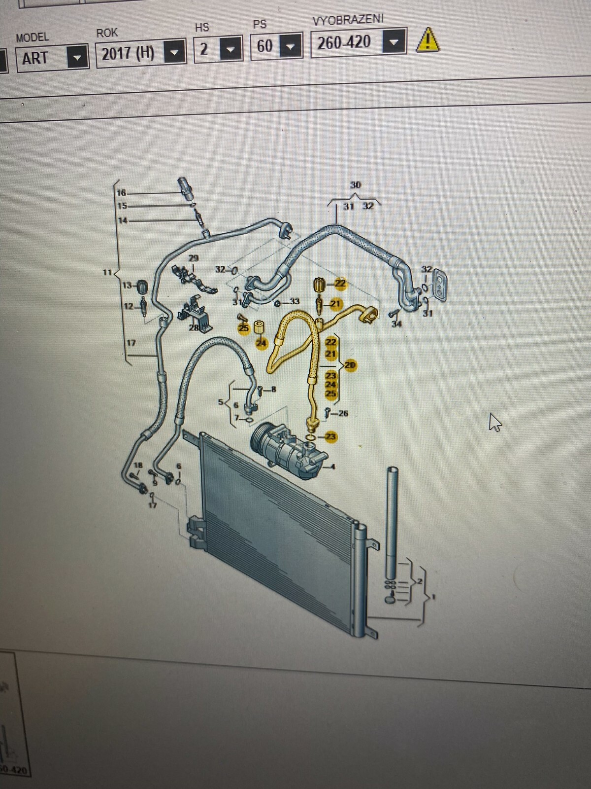 AUDI,VW,SEAT,SKODA KLIMALEITUNG 5WA816743 ORIGINAL NEU!!!! - Obrázek 8
