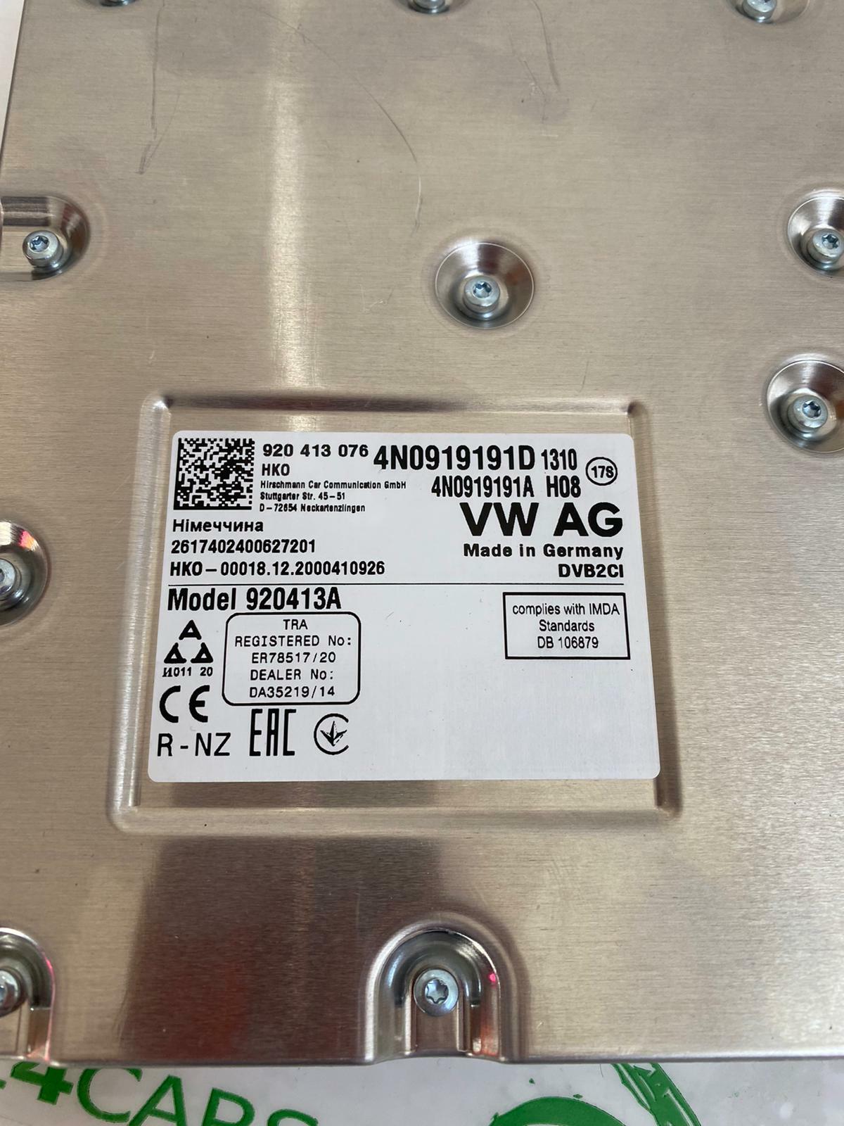 Audi TV Tuner DVBT2 Empfangseinheit Steuergerät 4N0919191D - Neu ! Original ! - Obrázek 4