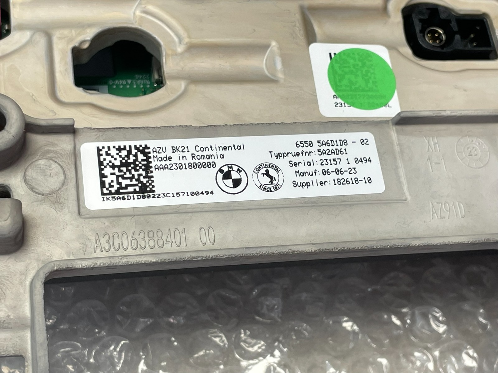 BMW X5, X6, X7, XM TACHO - INSTRUMENT MULTIFUNKTIONSANZEIGE 65505A6D1D8 ORIG.NEU - Obrázek 13