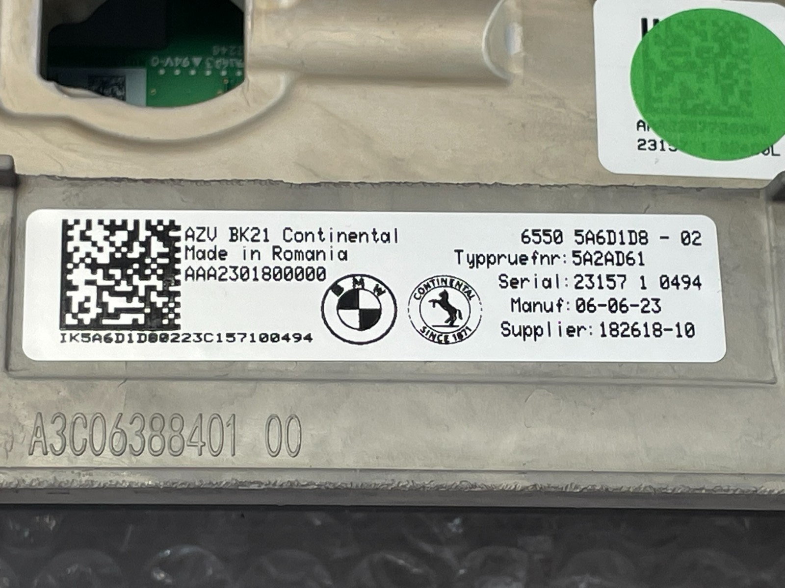 BMW X5, X6, X7, XM TACHO - INSTRUMENT MULTIFUNKTIONSANZEIGE 65505A6D1D8 ORIG.NEU - Obrázek 3