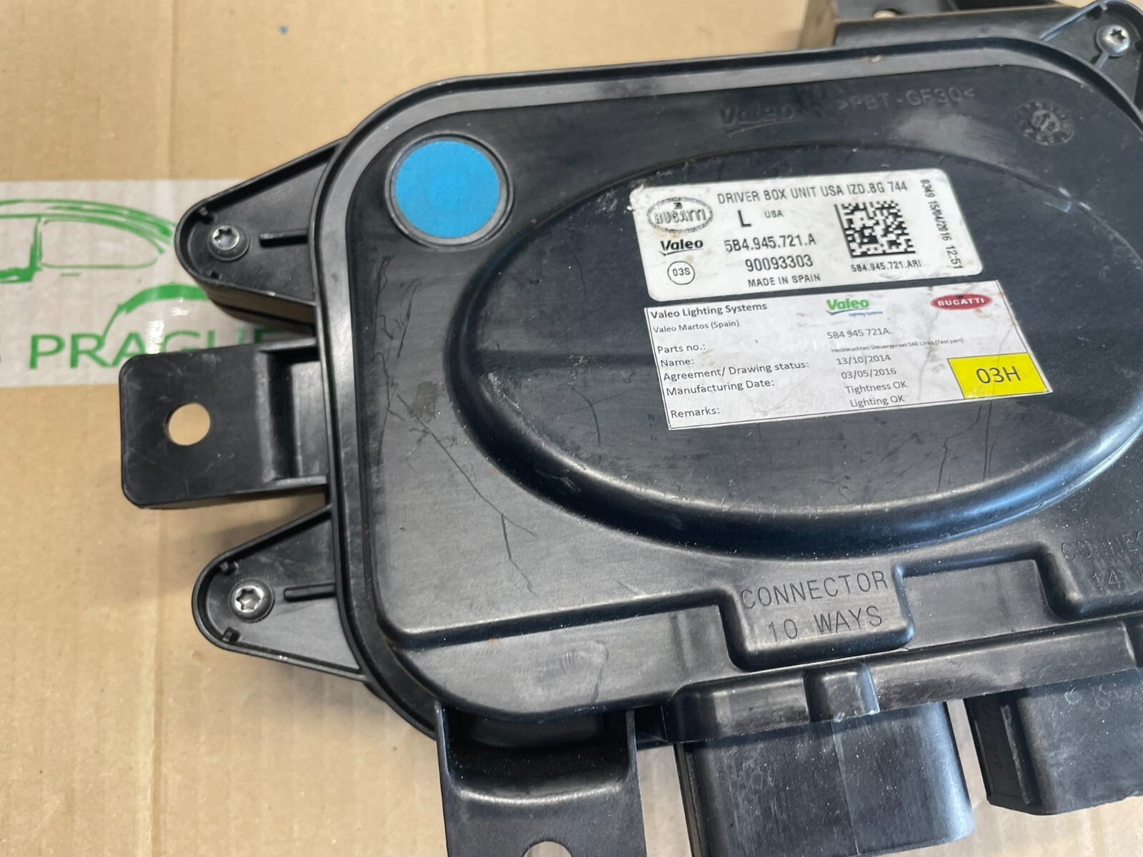 BUGATTI CHIRON HEADLIGHT UNIT USA IZD.BG 5B4945721A - 5B4937097 VOM TEST WAGEN - Obrázek 14