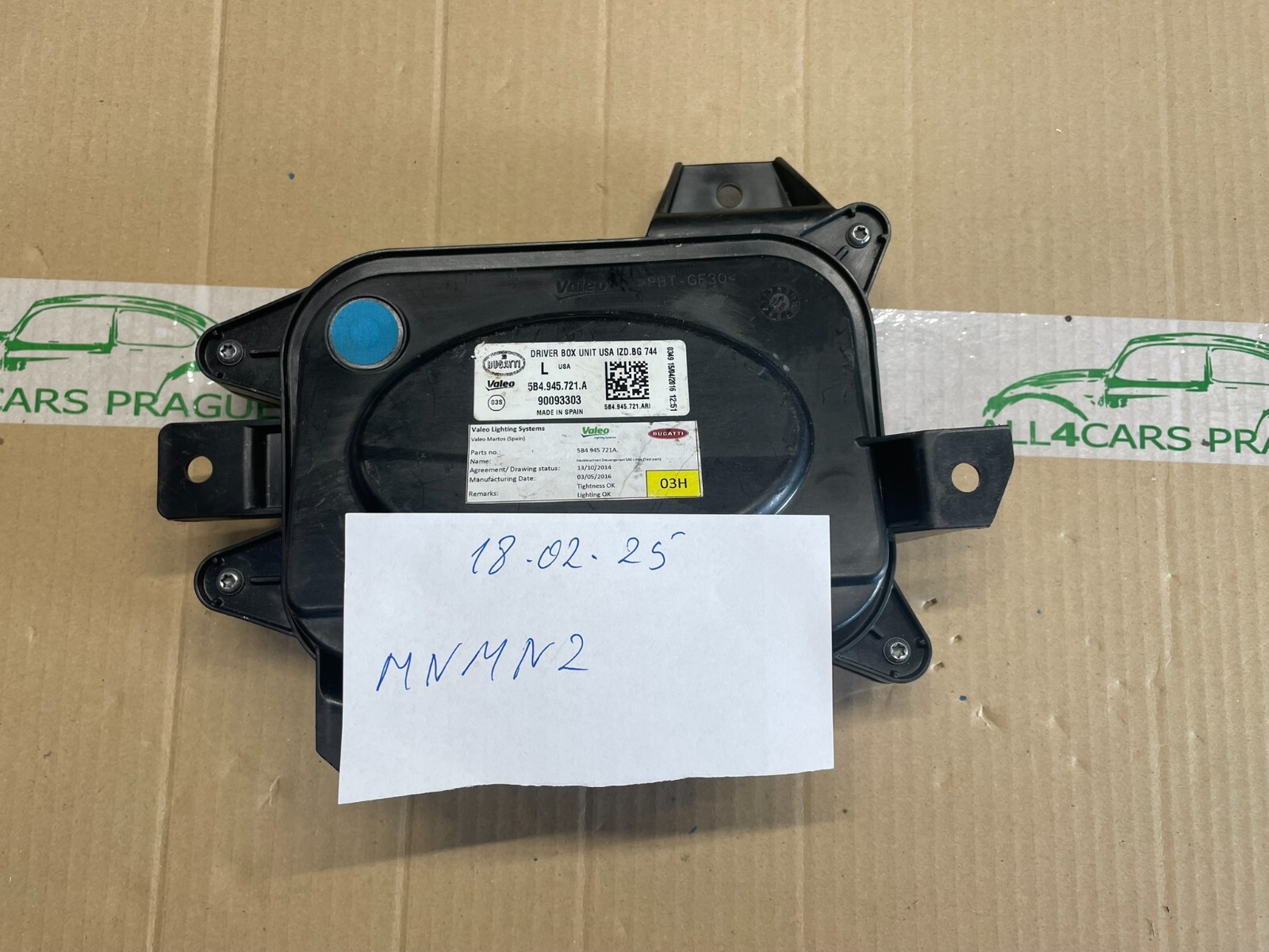 BUGATTI CHIRON HEADLIGHT UNIT USA IZD.BG 5B4945721A - 5B4937097 VOM TEST WAGEN - Obrázek 20