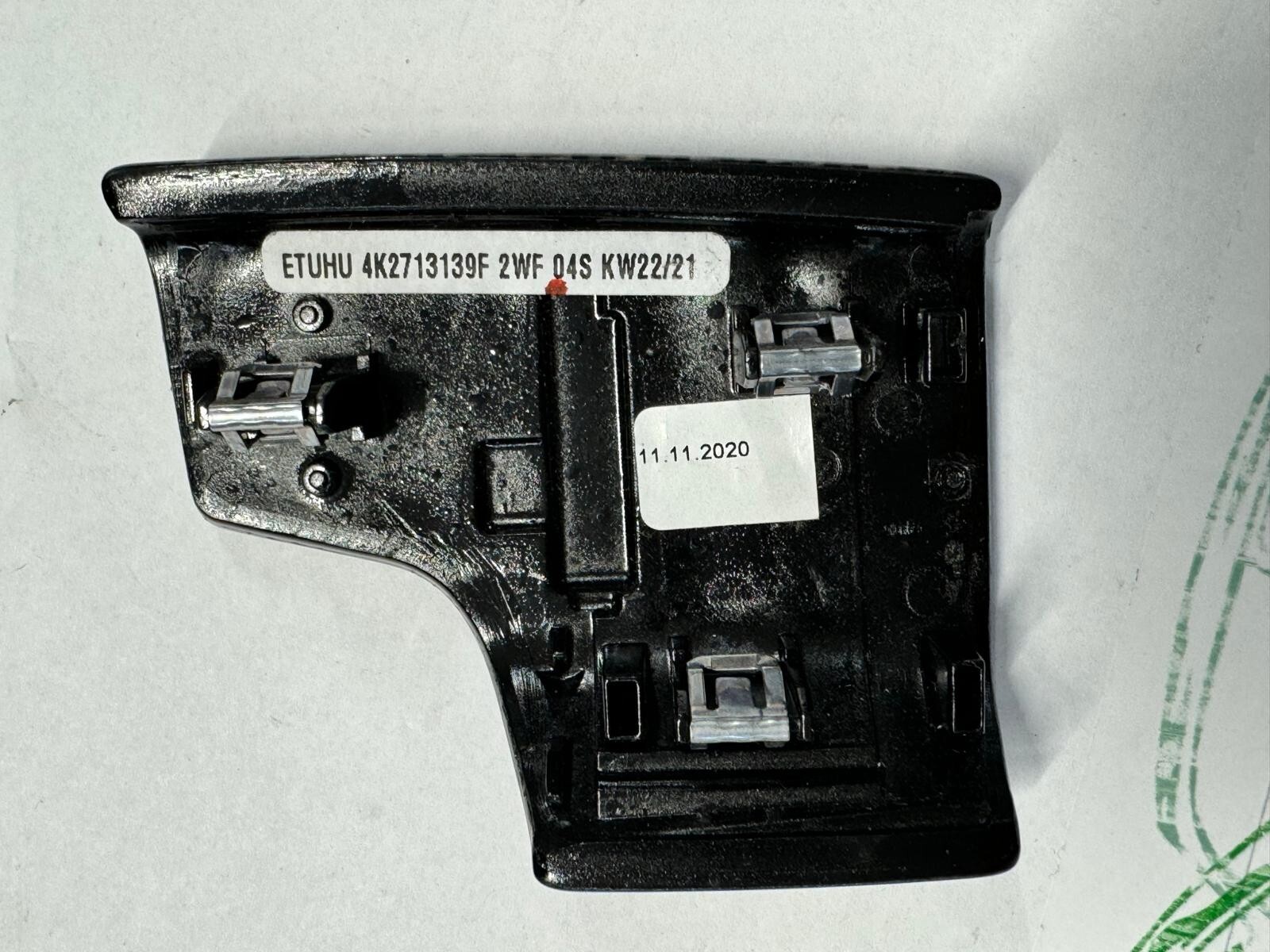 CARBON AUDI SCHALTKNAUF GRIFF CARBON 4K2713139F 2WF 4K2713140E RIGHT H.D. OE NEW - Obrázek 12