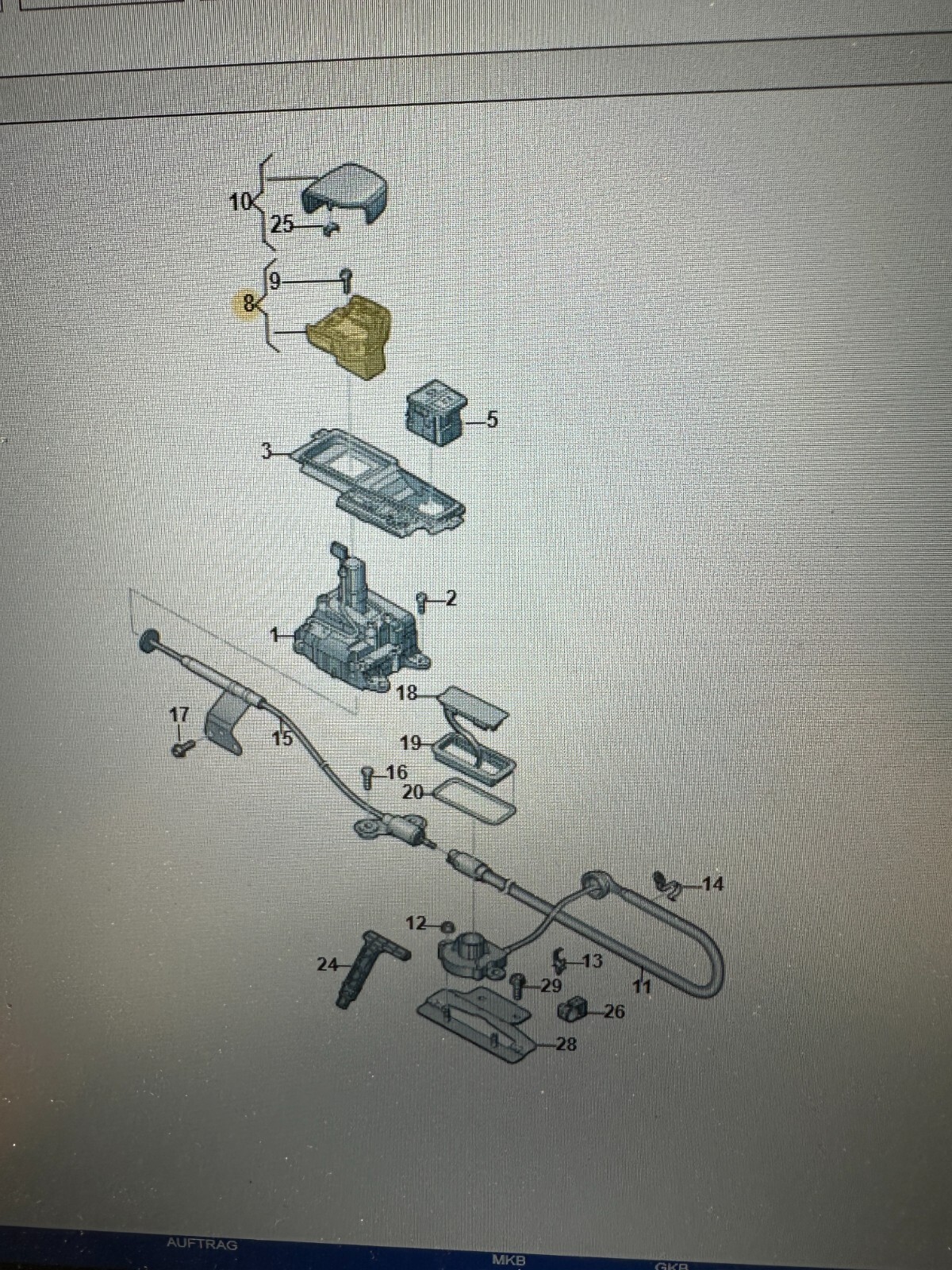 CARBON AUDI SCHALTKNAUF GRIFF CARBON 4K2713139F 2WF 4K2713140E RIGHT H.D. OE NEW - Obrázek 17