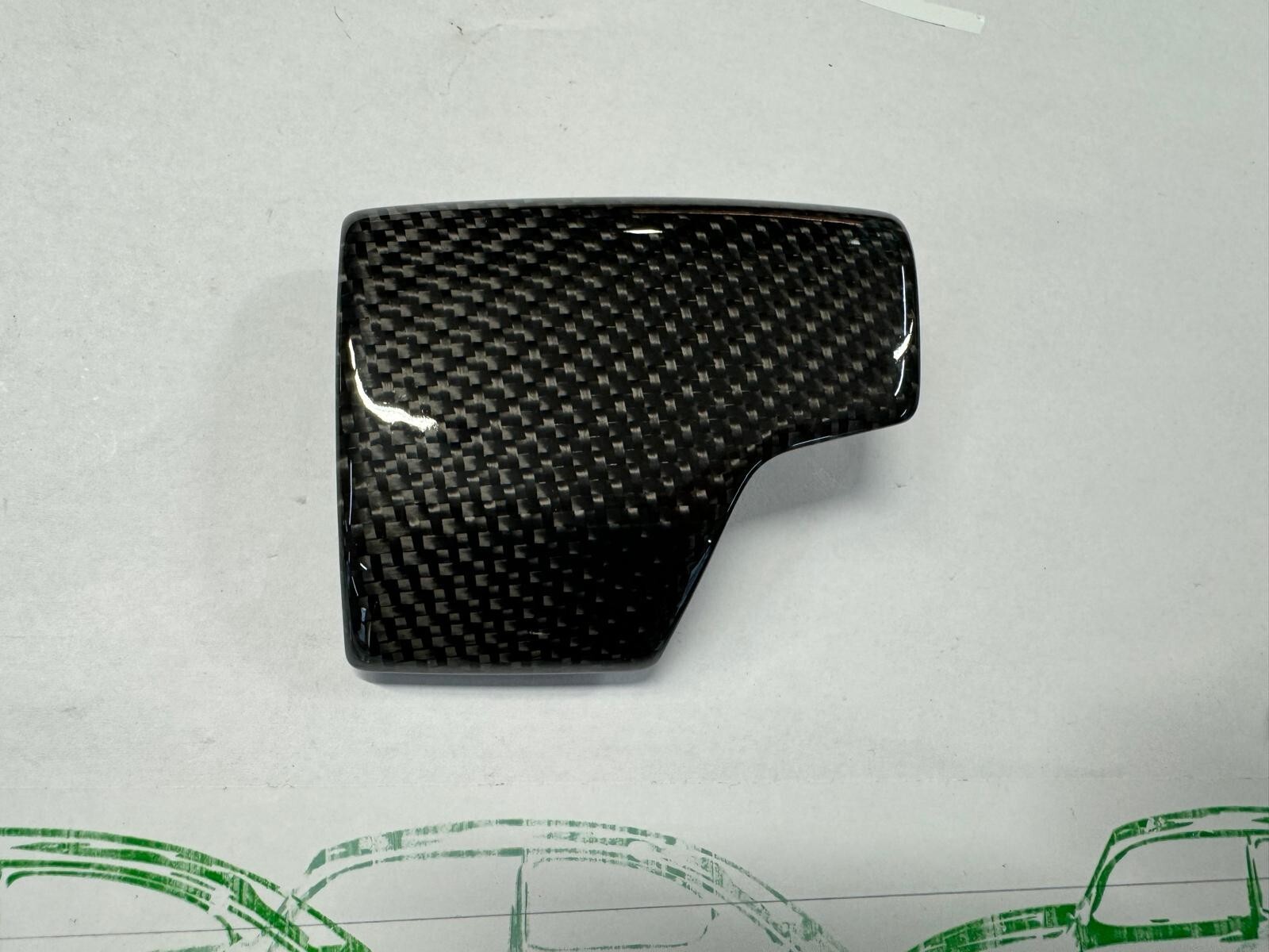 CARBON AUDI SCHALTKNAUF GRIFF CARBON 4K2713139F 2WF 4K2713140E RIGHT H.D. OE NEW - Obrázek 3