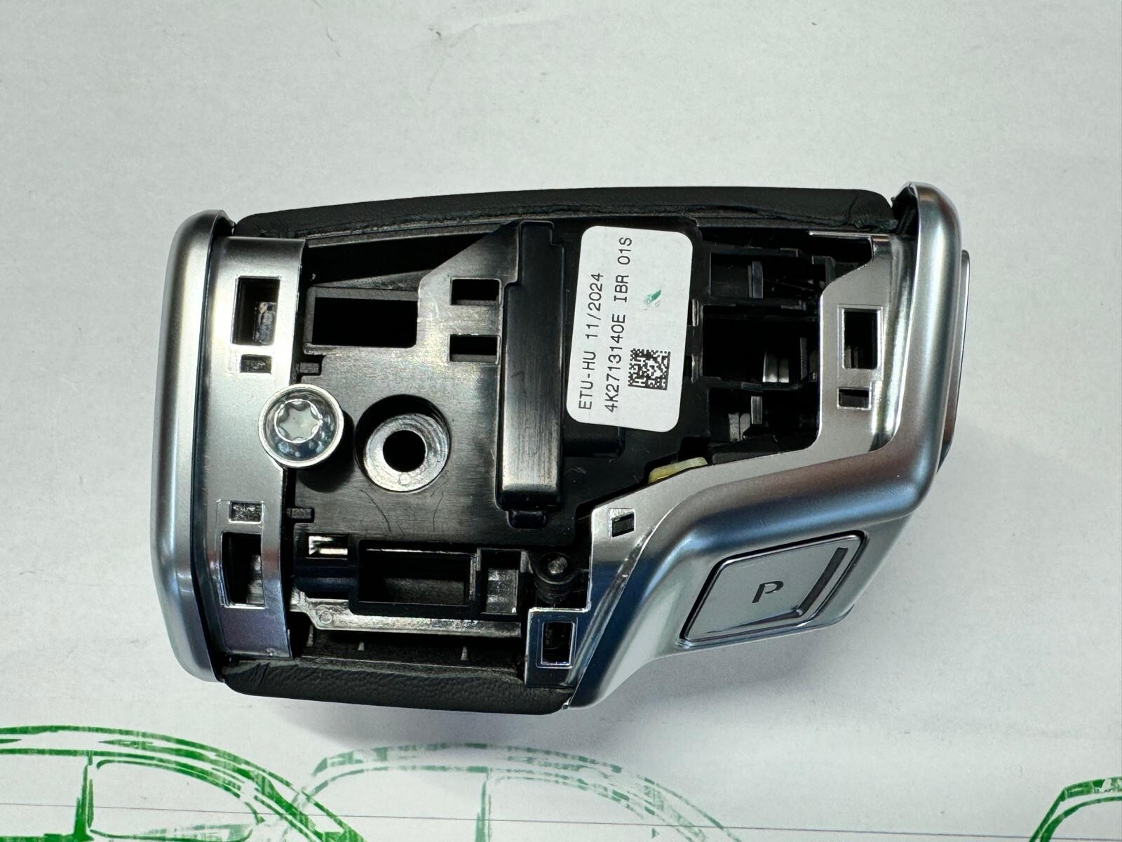 CARBON AUDI SCHALTKNAUF GRIFF CARBON 4K2713139F 2WF 4K2713140E RIGHT H.D. OE NEW - Obrázek 7