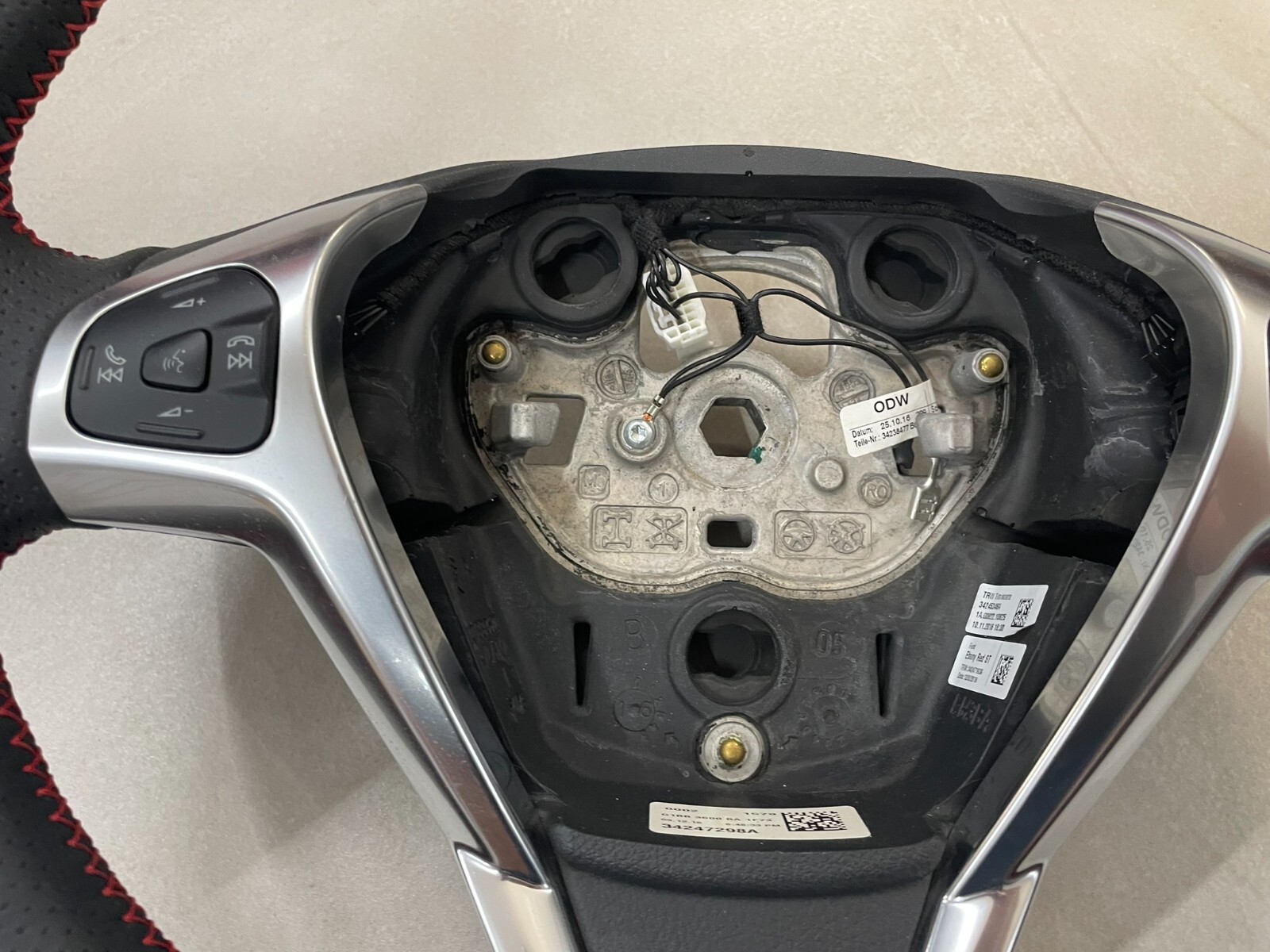 FORD FIESTA MULTIFUNKTIONAL SPORT LEDER LENKRAD G1BB3600BA FAST NEU d v Test Car - Obrázek 11