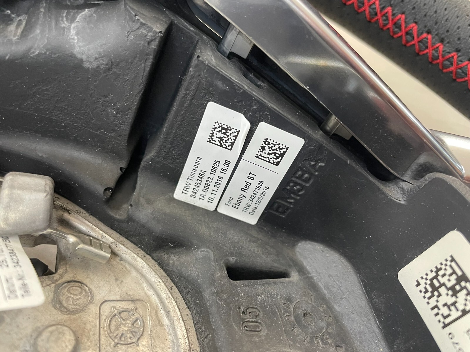 FORD FIESTA MULTIFUNKTIONAL SPORT LEDER LENKRAD G1BB3600BA FAST NEU d v Test Car - Obrázek 7