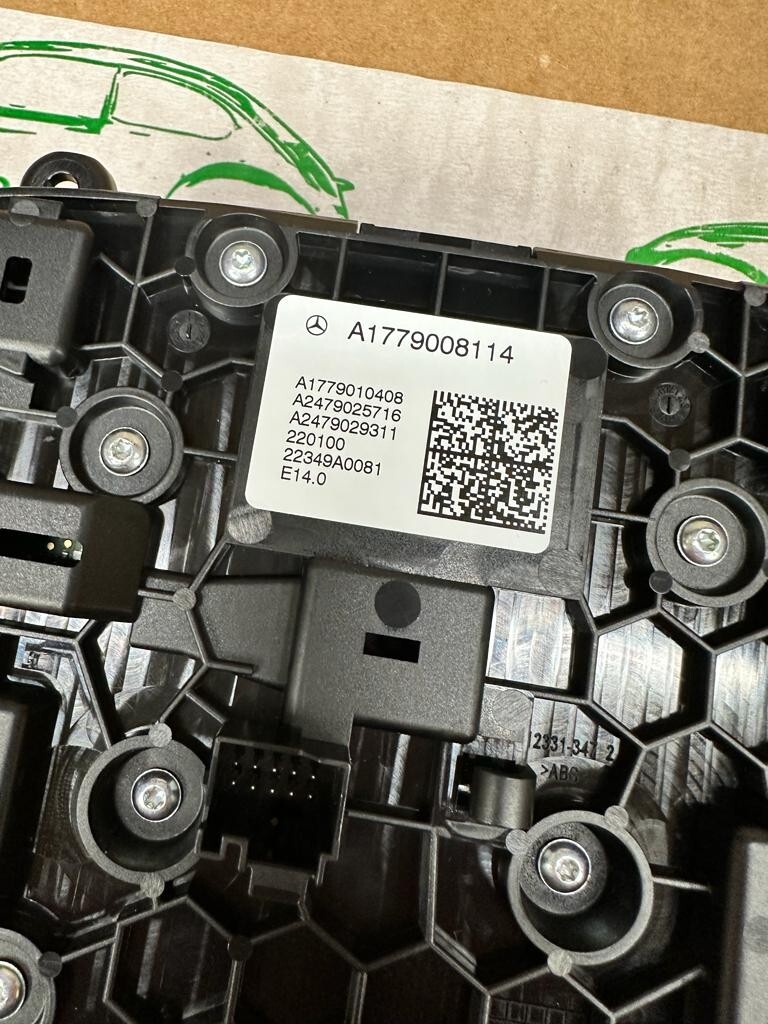MERCEDES BENZ A-KLASS TOUCHPAD A1779008114 TOUCHPAD CONTROLER ORIGINAL FAST NEU - Obrázek 11