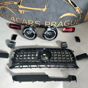 MERCEDES BENZ G WAGON AMG W463 HEADLIGHTS GRILL REAR LIGHTS BLACK PAKET 70KM OE
