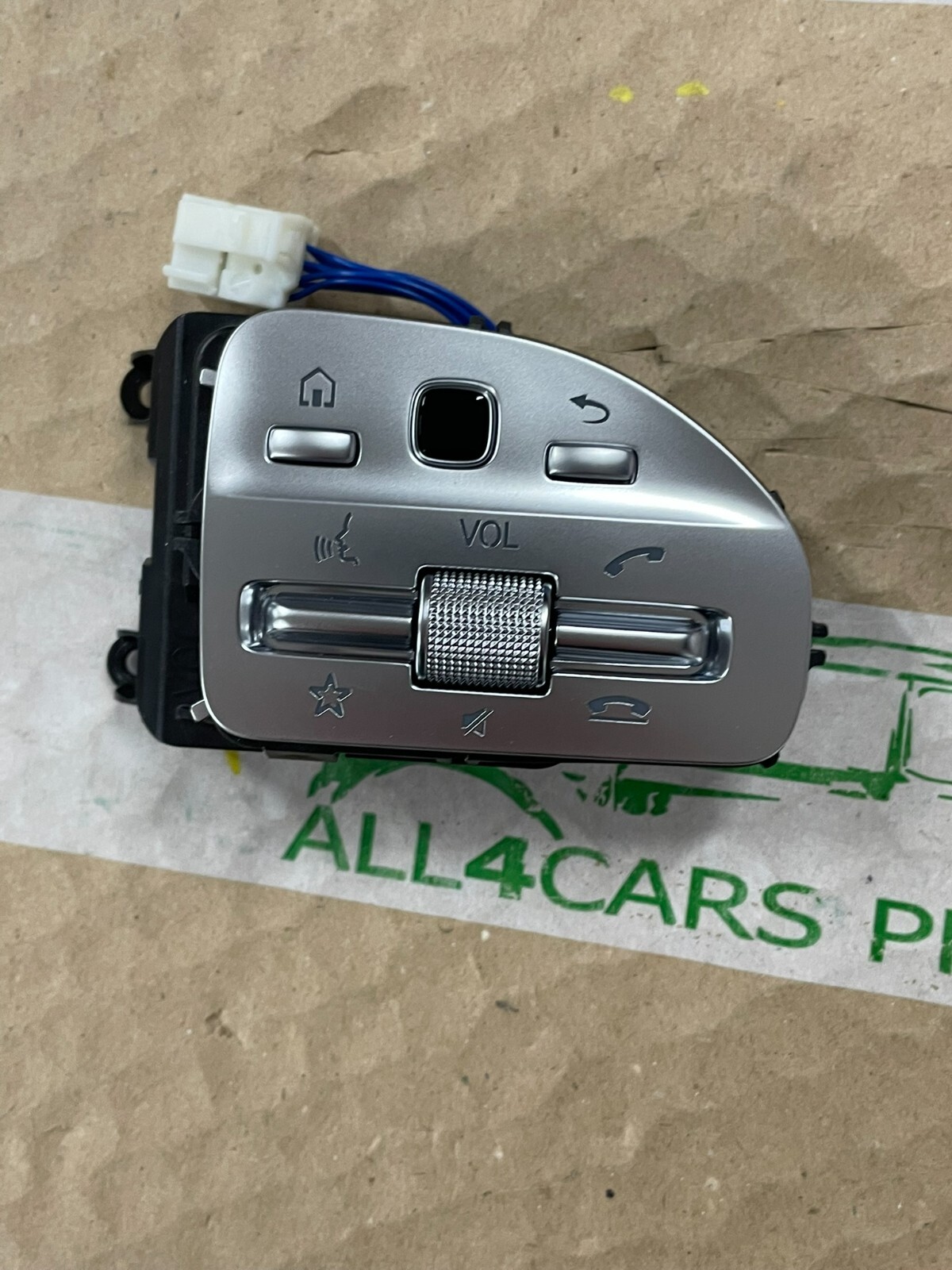 MERCEDES BENZ LENKRAD MULTIFUNKTIONSTASTEN SCHALTER SILBER A0999050009 ORIG NEU - Obrázek 4