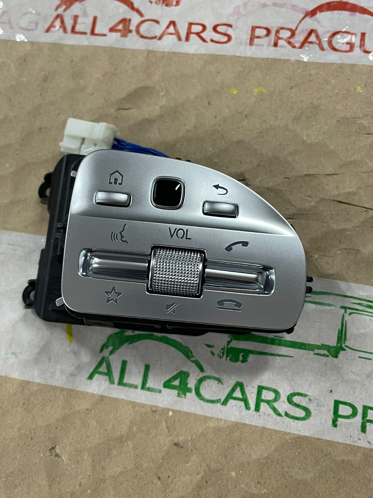 MERCEDES BENZ LENKRAD MULTIFUNKTIONSTASTEN SCHALTER SILBER A0999050009 ORIG NEU - Obrázek 5