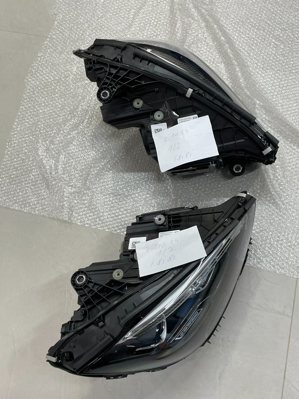 MERCEDES C A206 LED HIGH PERFORMANCE HEADLIGHTS A2069066304 A2069066404 ORIG.NEW - Obrázek 19