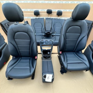 MERCEDES C W205 LEDER SPORT SITZEN KOMPLET NEU DEMONT VOM TEST CAR 147 Km, LIM.6