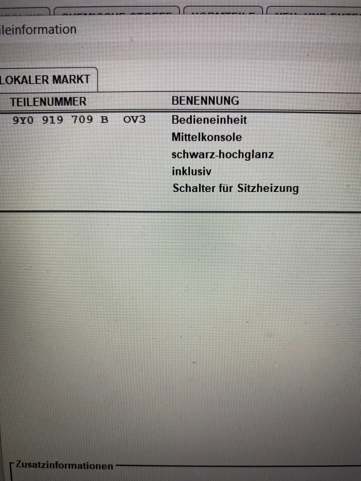 PORSCHE CAYENNE BEDIENEIHEIT MITTELKONSOLE 9Y0919709B - Obrázek 11