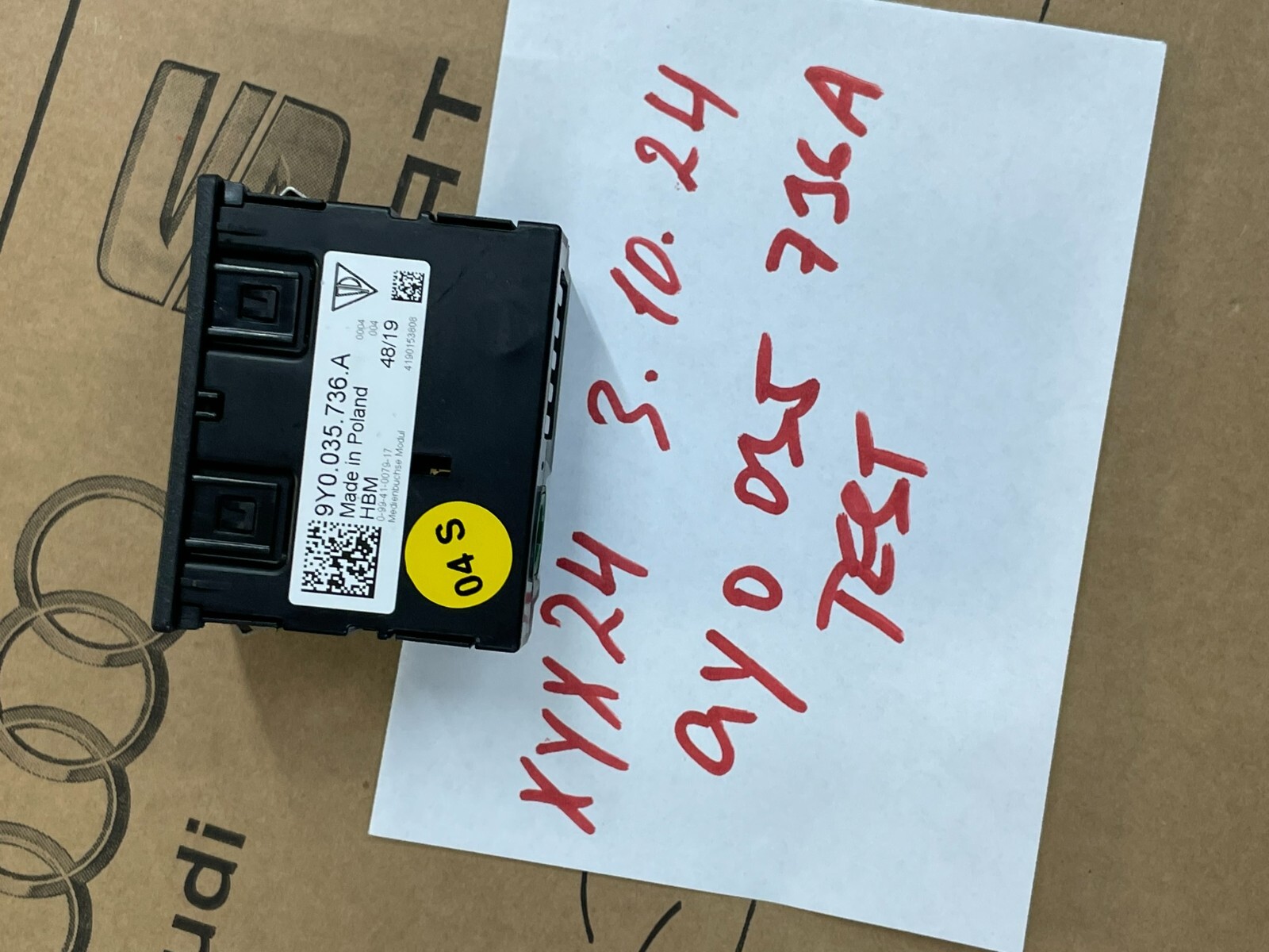 PORSCHE CAYENNE MACAN MULTIMEDIA SCHNITTSTELLE USB-C BUCHSEN 9Y0035736A Fast Neu - Obrázek 13