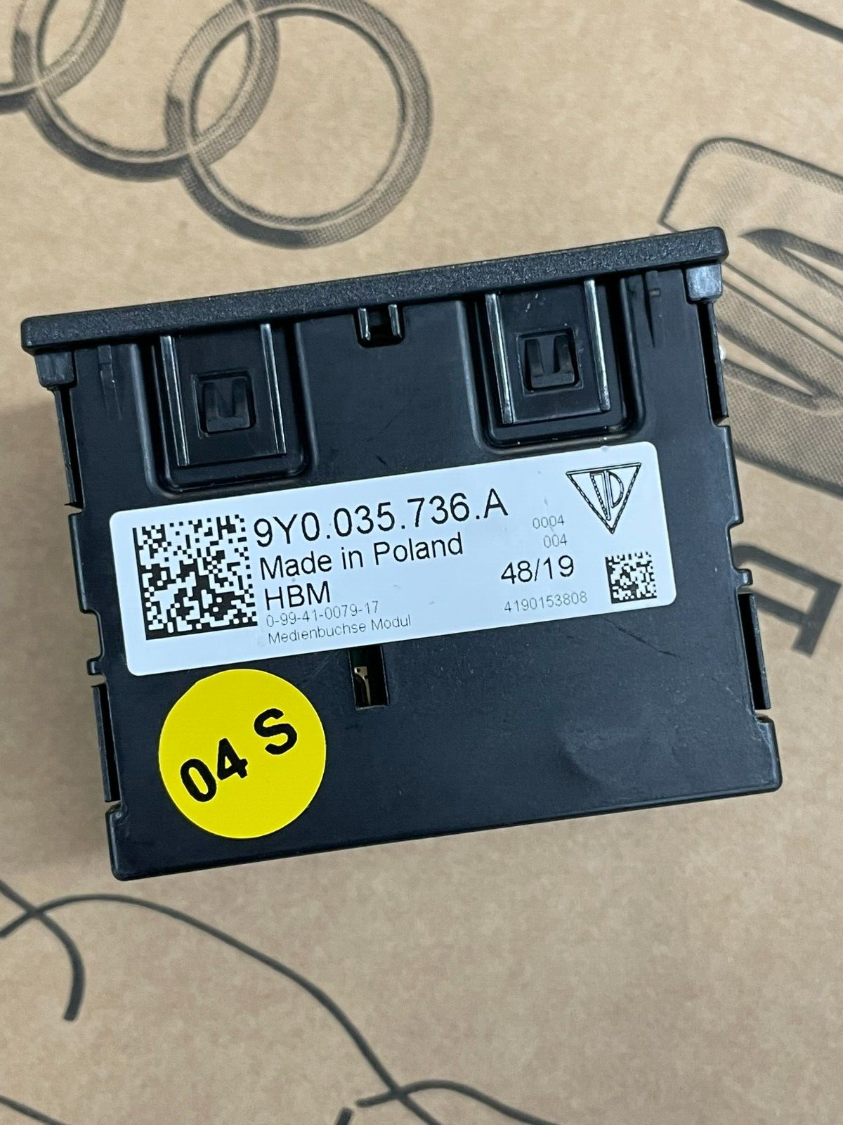 PORSCHE CAYENNE MACAN MULTIMEDIA SCHNITTSTELLE USB-C BUCHSEN 9Y0035736A Fast Neu - Obrázek 7