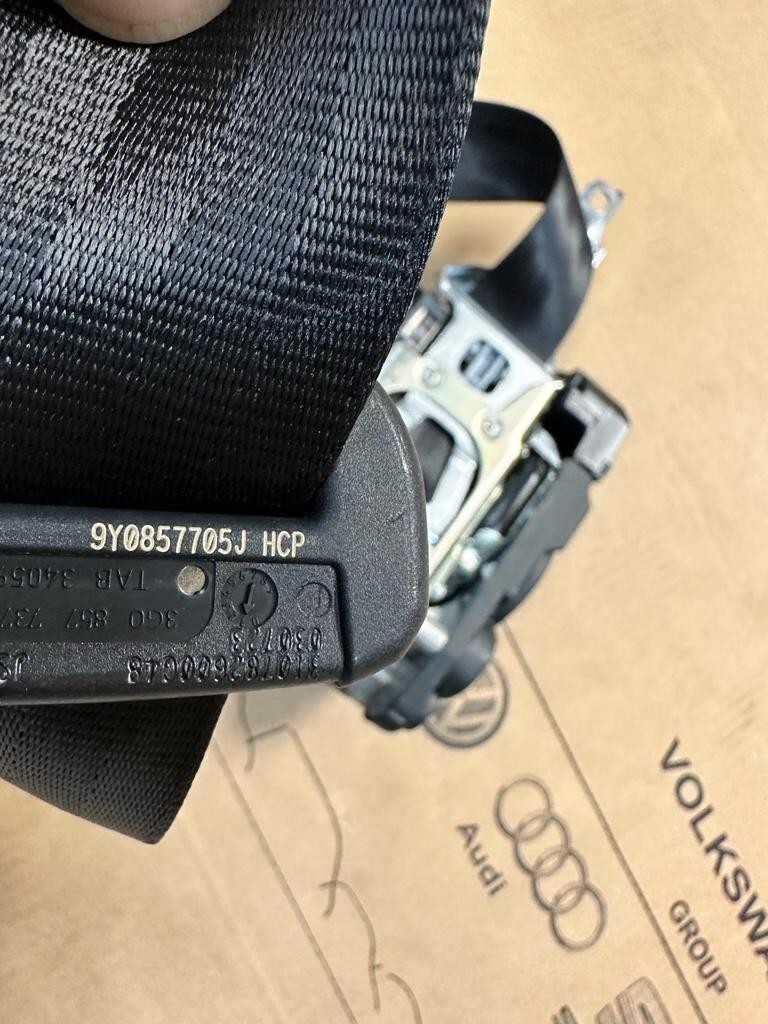 PORSCHE CAYENNE SICHERHEITS GURT VORNE LINKS 9Y0857705K FAHRER ORIGINAL NEU!!!! - Obrázek 9