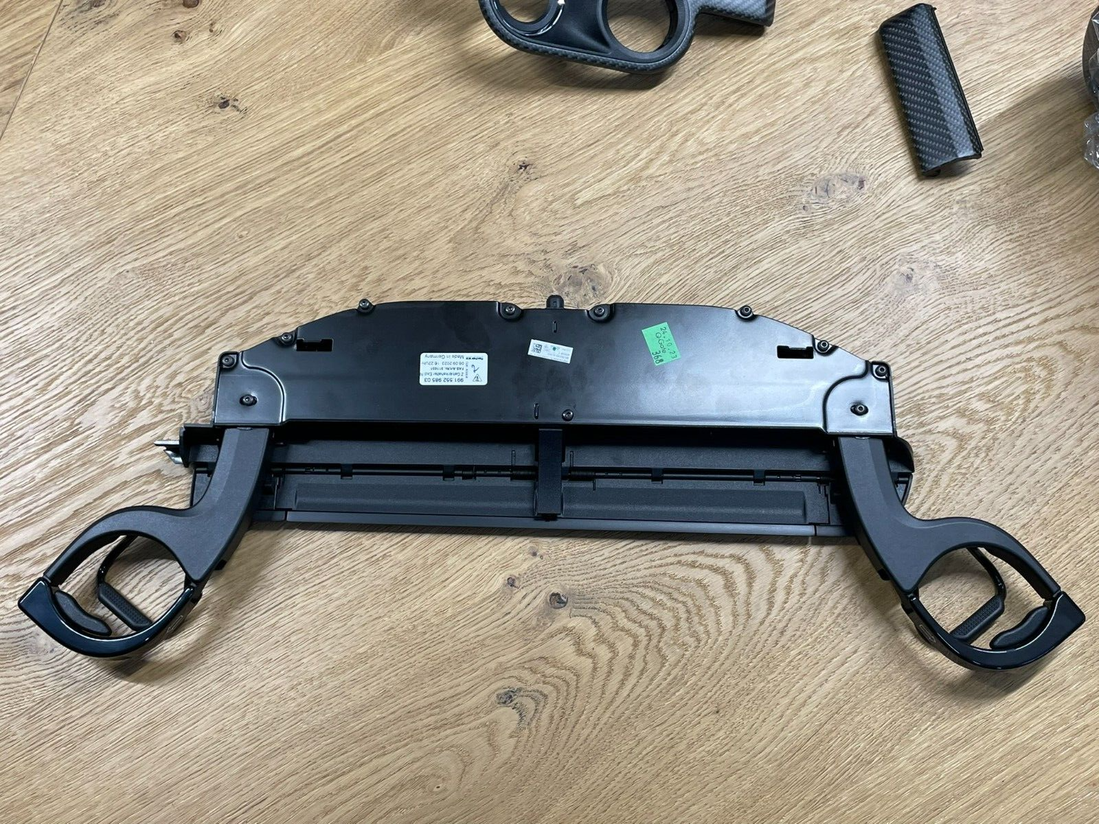 PORSCHE GT4RS WEISSACH GETRÄNKEHALTER 99155298503 RS MATT CARBON SET RHD OE! NEU - Obrázek 16