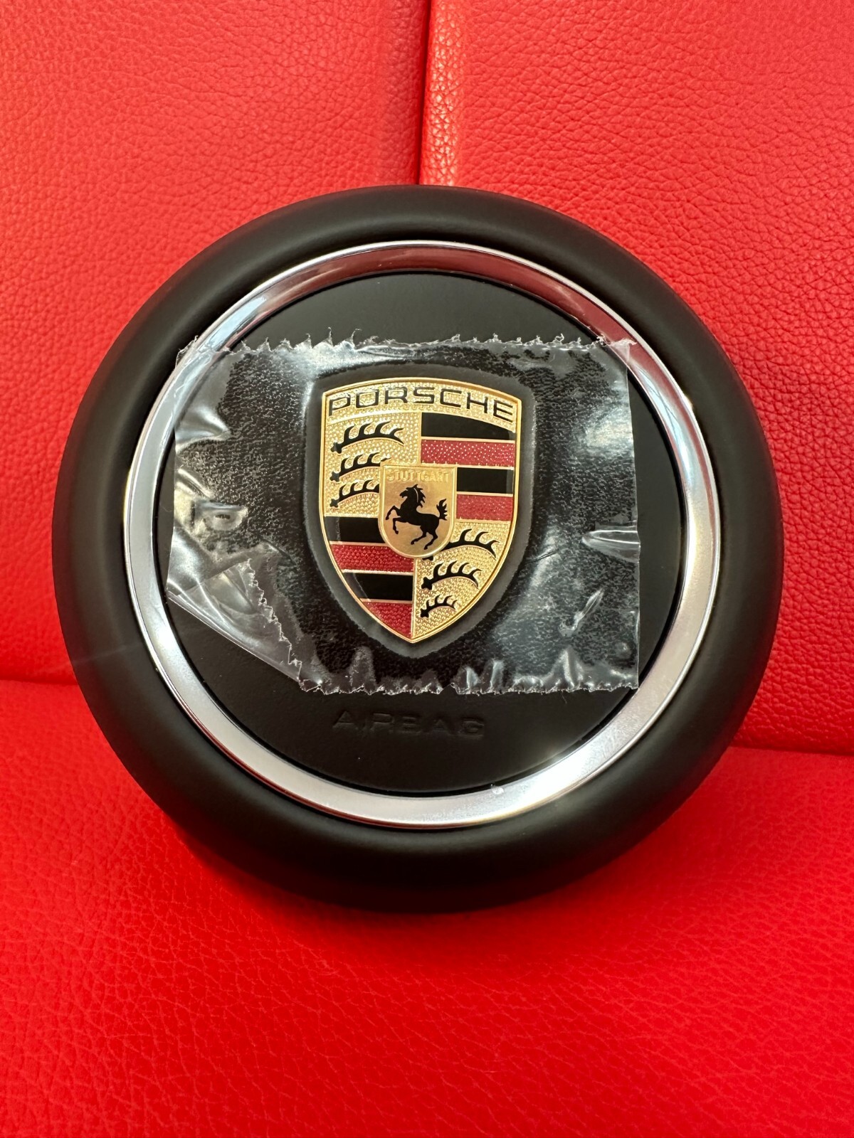 PORSCHE MACAN LENKRAD A.I.R.B.A.G STEERING WHEEL A.I.R.B.A.G LEATHER 95B880201DK - Obrázek 4